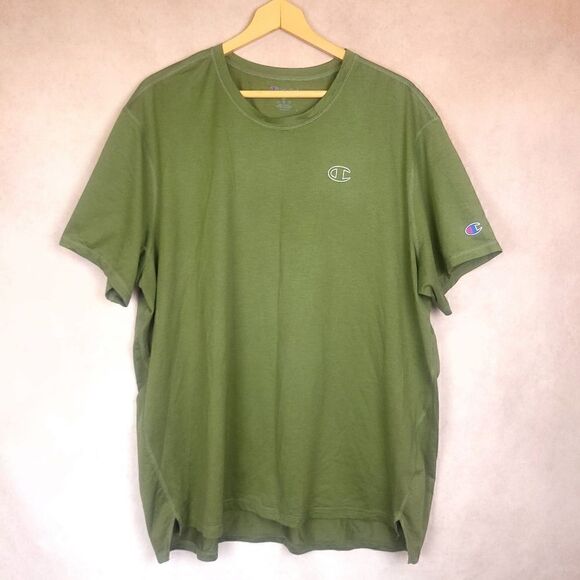 Champion Green Short Sleeve T-shirt  Size 2XL - Picture 1 of 5